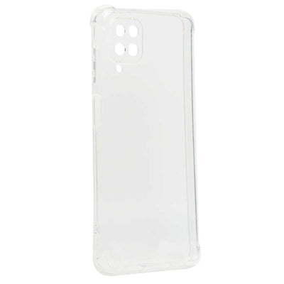 Galaxy A12 Kılıf Zore Kamera Korumalı Nitro Anti Shock Silikon Renksiz