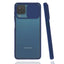 Galaxy A12 Kılıf Zore Lensi Kapak Lacivert