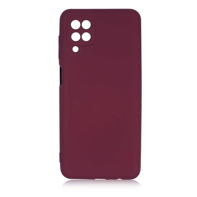 Galaxy A12 Kılıf Zore Mara Lansman Kapak Koyu Mor