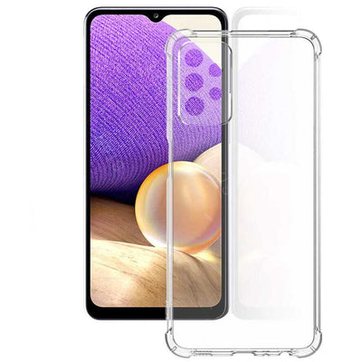 Galaxy A13 4G Kılıf Zore Kamera Korumalı Nitro Anti Shock Silikon Renksiz