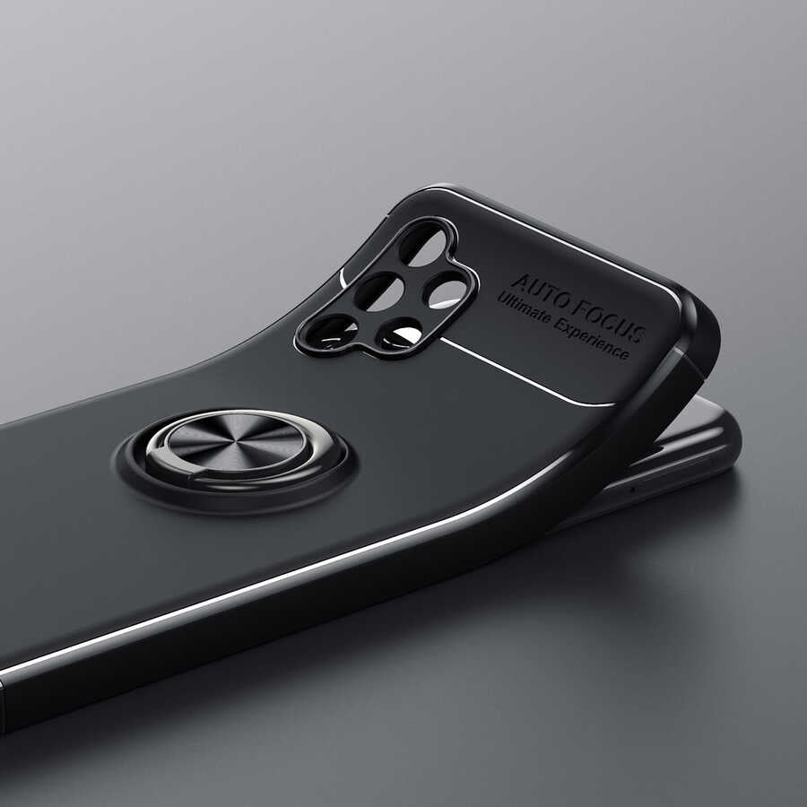 Galaxy A13 4G Kılıf Zore Ravel Silikon Kapak Kırmızı