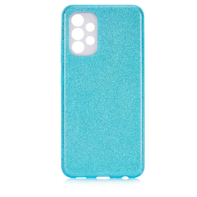 Galaxy A13 4G Kılıf Zore Shining Silikon Mavi