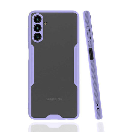 Galaxy A13 5G Kılıf Zore Parfe Kapak Mor