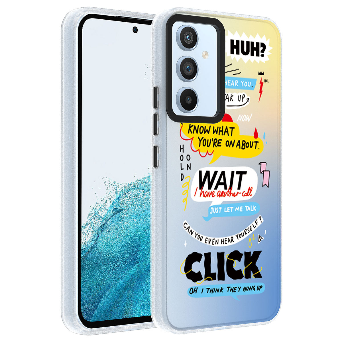Galaxy A14 Kılıf Desenli Zore Dragon Sert Kapak Kelimeler