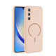 Galaxy A14 Kılıf M-safe Şarj Özellikli Zore Meta Kapak Rose Pembe