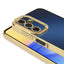 Galaxy A15 Kılıf Kamera Korumalı Logo Gösteren Zore Omega Kapak Gümüş