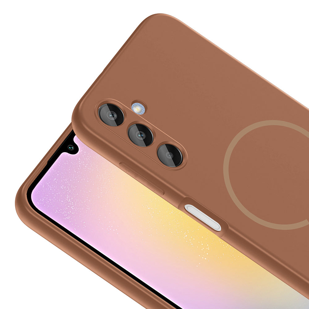 Galaxy A15 Kılıf M-safe Şarj Özellikli Zore Meta Kapak Siyah