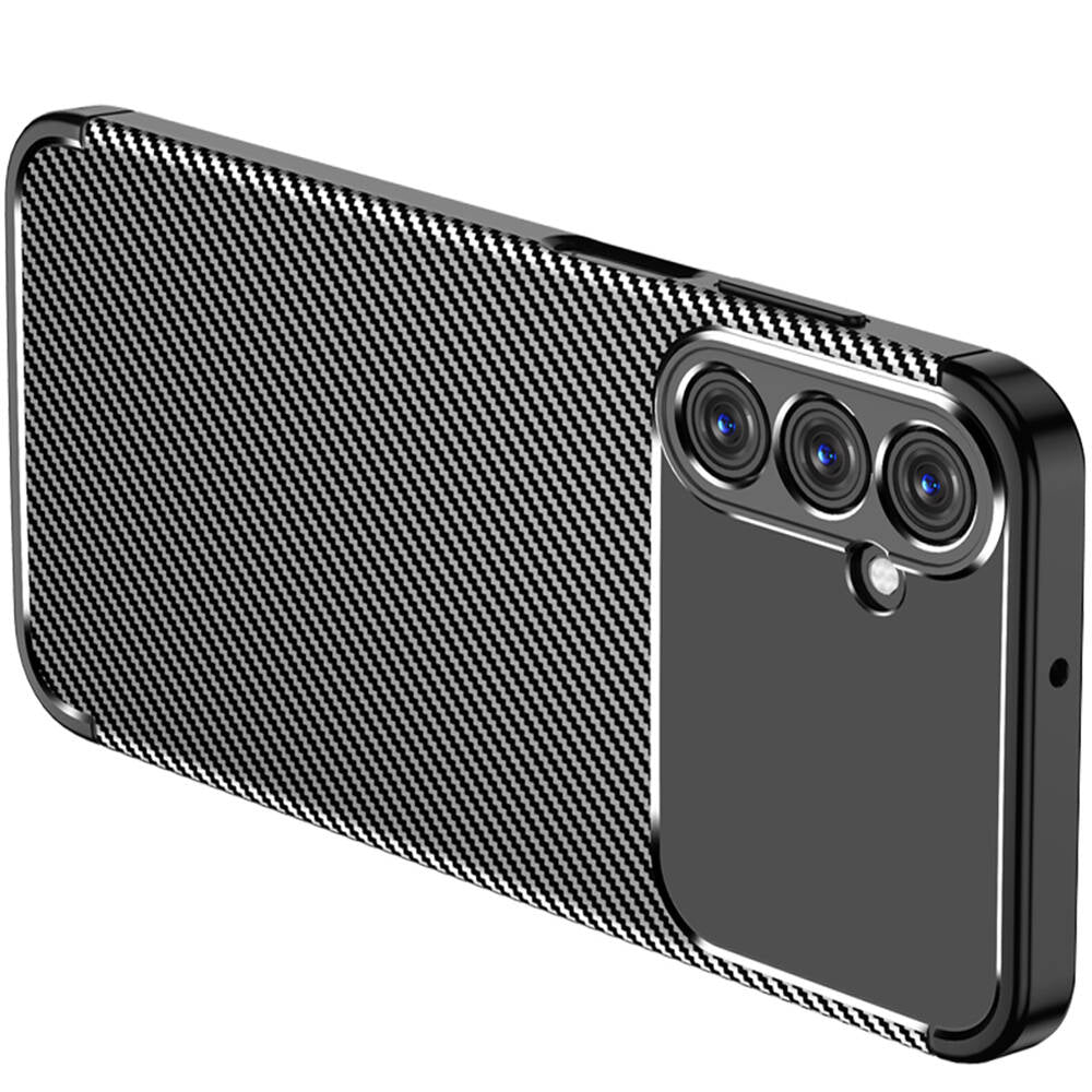 Galaxy A15 Kılıf Zore Negro Silikon Kapak Siyah