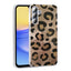 Galaxy A16 Kılıf Desenli Zore Mep Kapak Gold Leopar