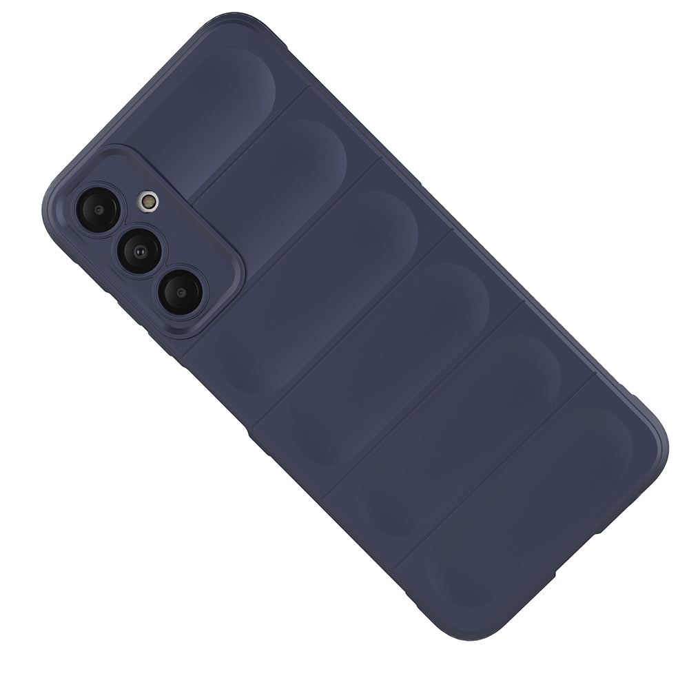 Galaxy A16 Kılıf Esnek TPU Oyuklu Arka Yüzey Tasarımlı Zore Etnik Silikon Kapak Kırmızı