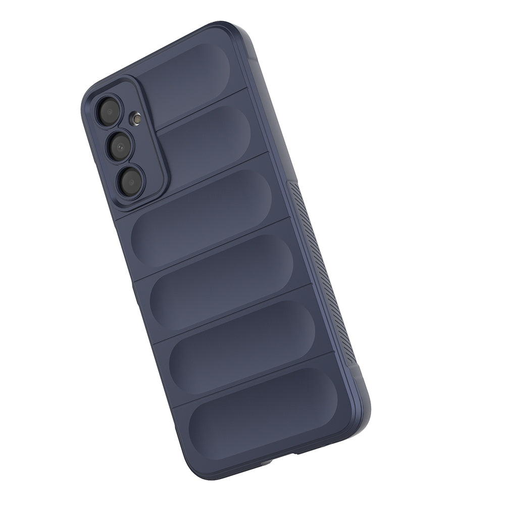 Galaxy A16 Kılıf Esnek TPU Oyuklu Arka Yüzey Tasarımlı Zore Etnik Silikon Kapak Siyah