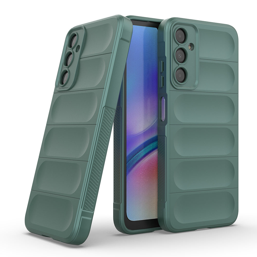 Galaxy A16 Kılıf Esnek TPU Oyuklu Arka Yüzey Tasarımlı Zore Etnik Silikon Kapak Siyah