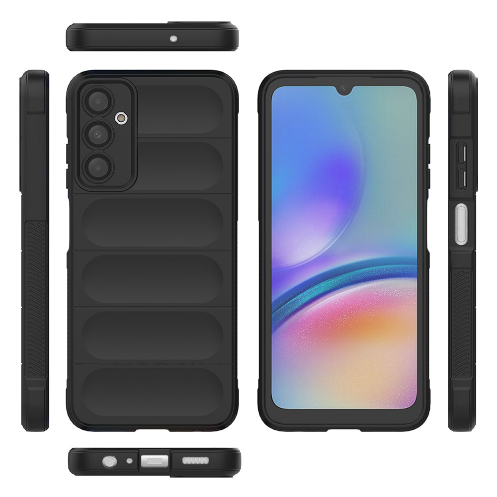 Galaxy A16 Kılıf Esnek TPU Oyuklu Arka Yüzey Tasarımlı Zore Etnik Silikon Kapak Kırmızı