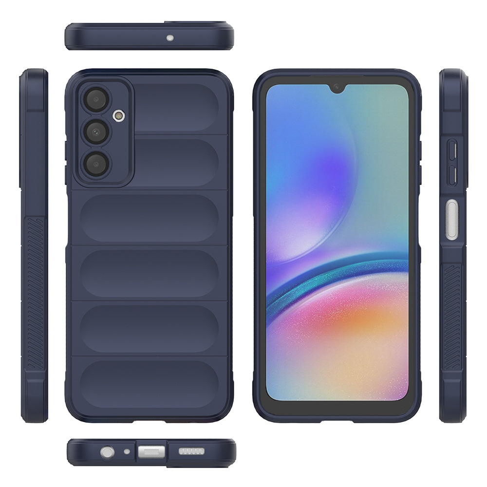 Galaxy A16 Kılıf Esnek TPU Oyuklu Arka Yüzey Tasarımlı Zore Etnik Silikon Kapak Siyah