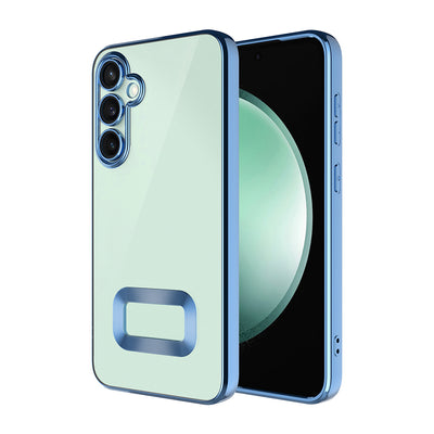 Galaxy A16 Kılıf Kamera Korumalı Logo Gösteren Zore Omega Kapak Lila