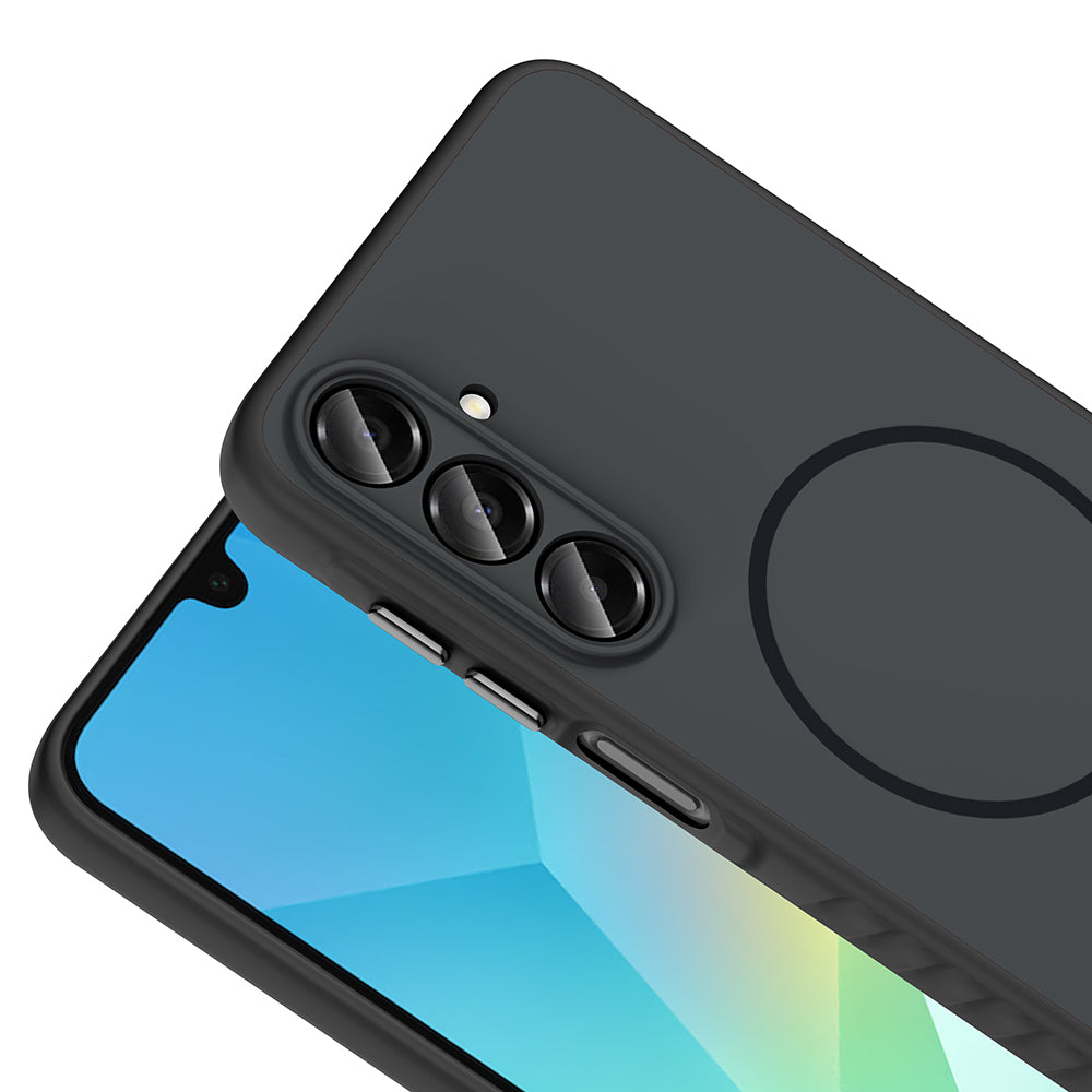 Galaxy A16 Kılıf M-safe Şarj Özellikli Zore Tea Kapak Gold