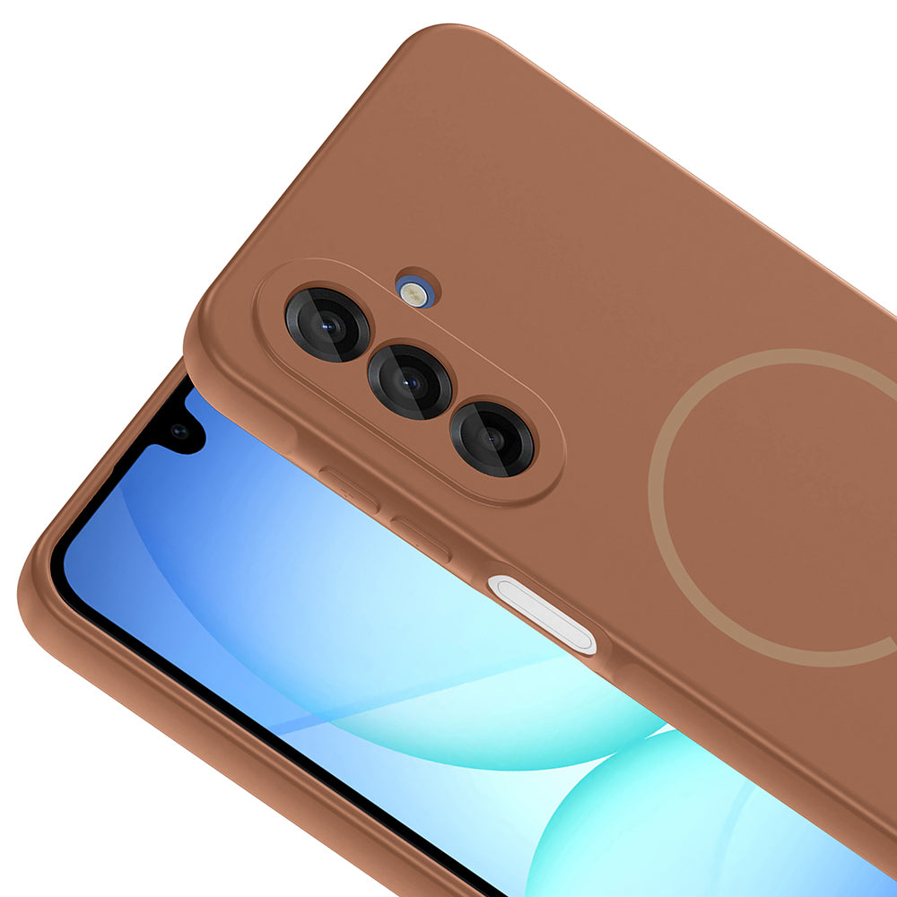 Galaxy A17 Kılıf M-safe Şarj Özellikli Zore Meta Kapak Rose Pembe