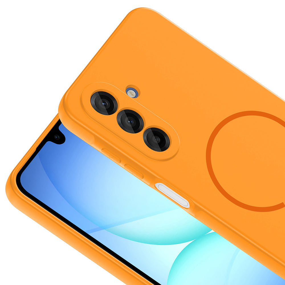 Galaxy A17 Kılıf M-safe Şarj Özellikli Zore Meta Kapak Rose Pembe