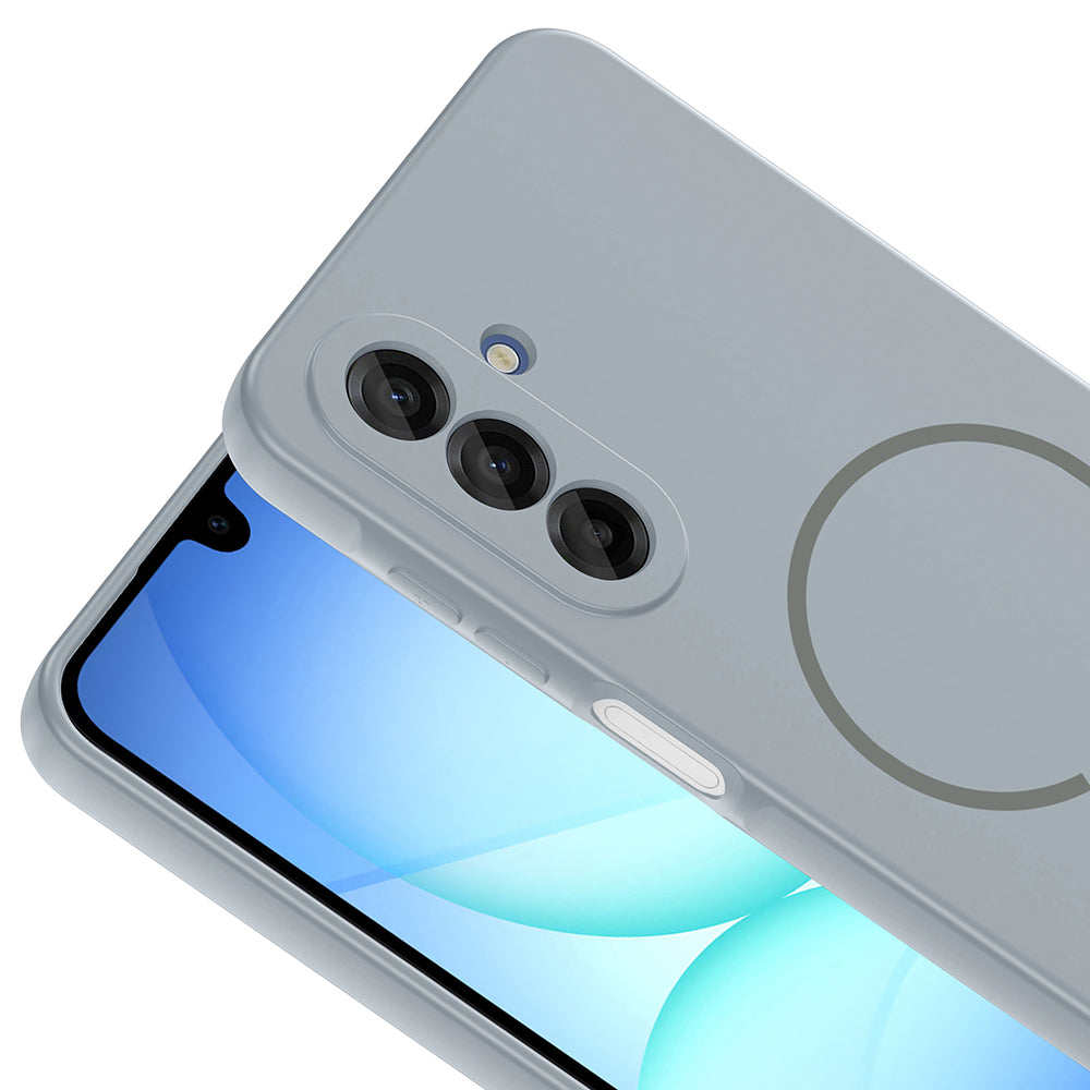 Galaxy A17 Kılıf M-safe Şarj Özellikli Zore Meta Kapak Turuncu