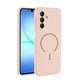 Galaxy A17 Kılıf M-safe Şarj Özellikli Zore Meta Kapak Rose Pembe