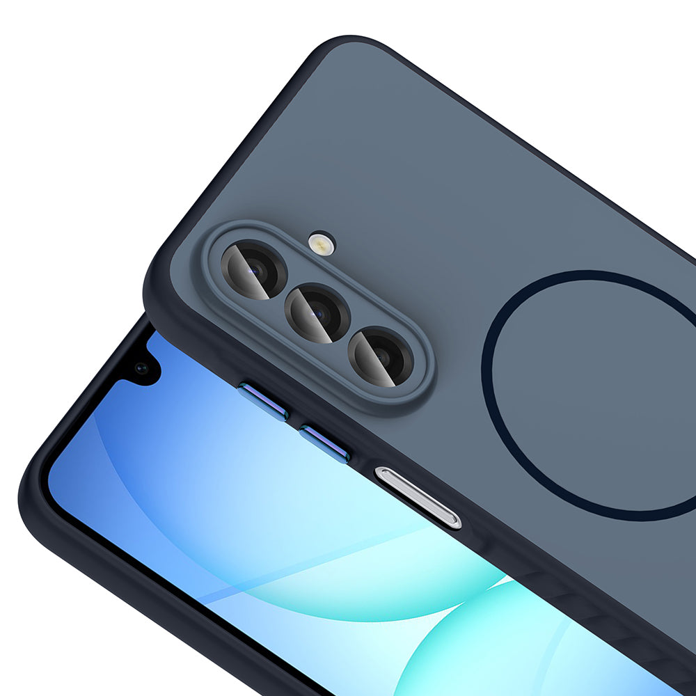 Galaxy A17 Kılıf M-safe Şarj Özellikli Zore Tea Kapak Siyah