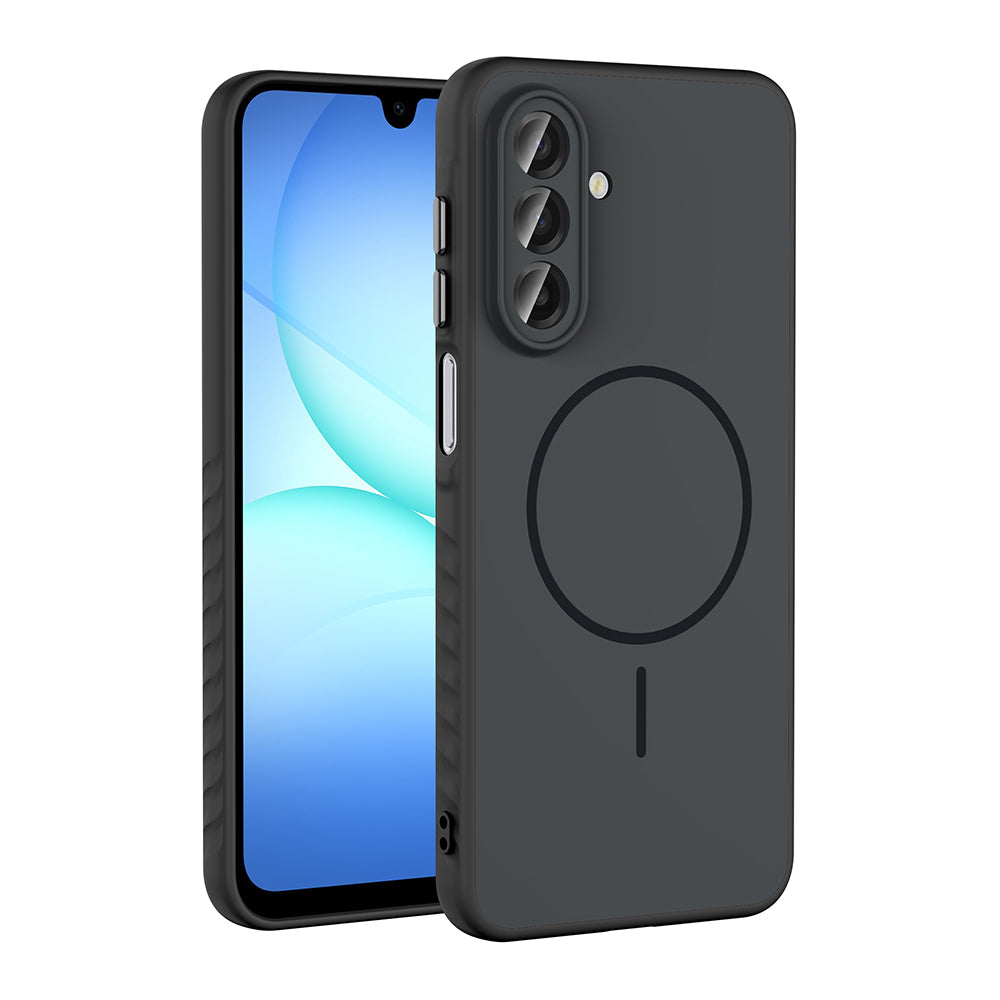 Galaxy A17 Kılıf M-safe Şarj Özellikli Zore Tea Kapak Lacivert