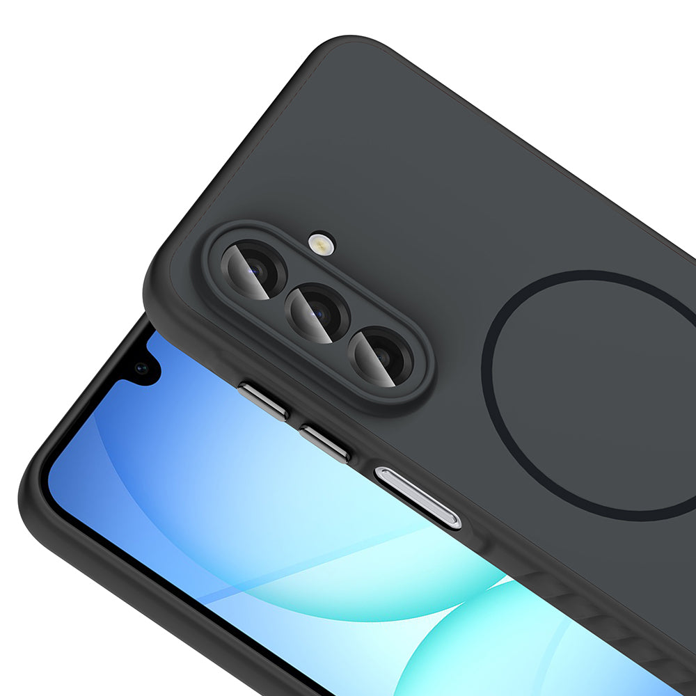 Galaxy A17 Kılıf M-safe Şarj Özellikli Zore Tea Kapak Lacivert