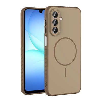 Galaxy A17 Kılıf M-safe Şarj Özellikli Zore Tea Kapak Gold