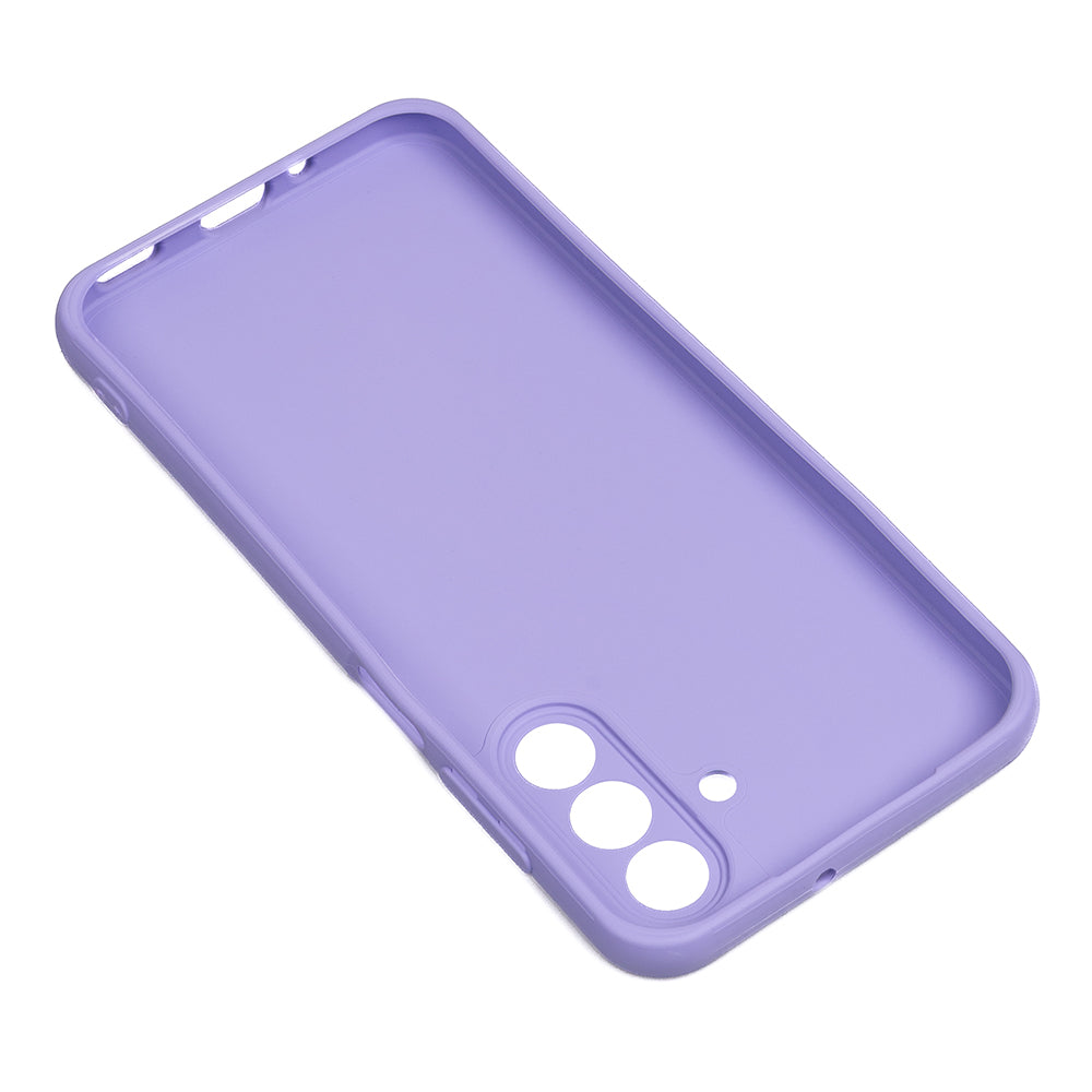 Galaxy A17 Kılıf Zore Biye Silikon Lila