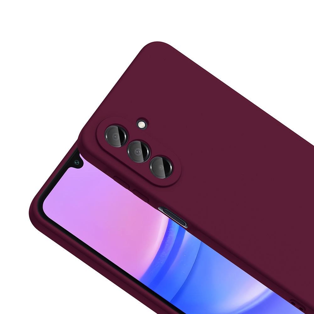 Galaxy A17 Kılıf Zore Mara Lansman Kapak Koyu Mor