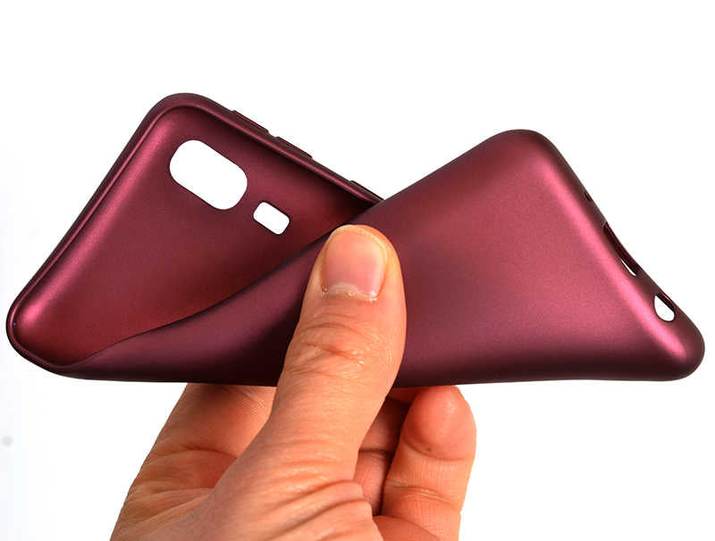 Galaxy A2 Core Kılıf Zore Premier Silikon Kapak Saks Mavi
