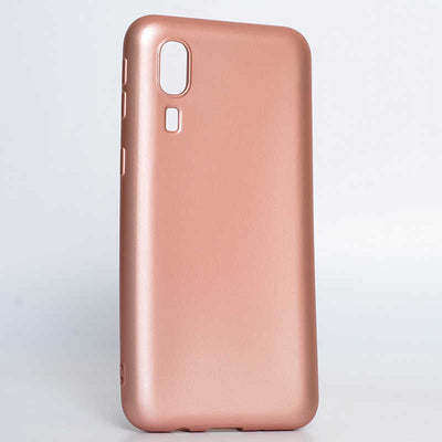 Galaxy A2 Core Kılıf Zore Premier Silikon Kapak Rose Gold