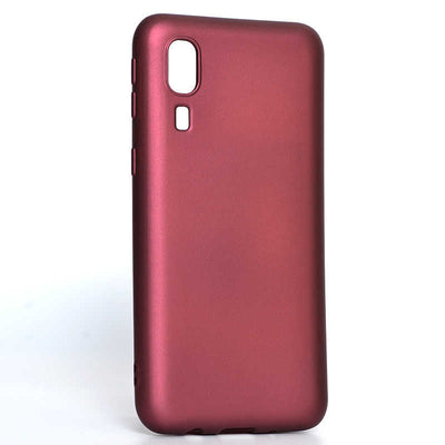Galaxy A2 Core Kılıf Zore Premier Silikon Kapak Mürdüm