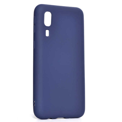 Galaxy A2 Core Kılıf Zore Premier Silikon Kapak Lacivert