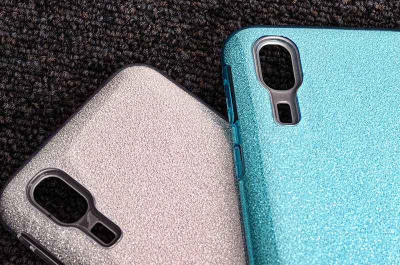 Galaxy A2 Core Kılıf Zore Shining Silikon Gold