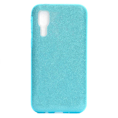 Galaxy A2 Core Kılıf Zore Shining Silikon Mavi