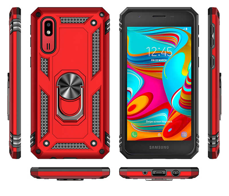 Galaxy A2 Core Kılıf Zore Vega Kapak Rose Gold