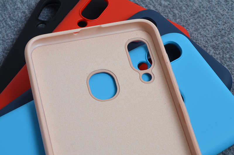 Galaxy A20 Kılıf Zore İnci Silikon Siyah