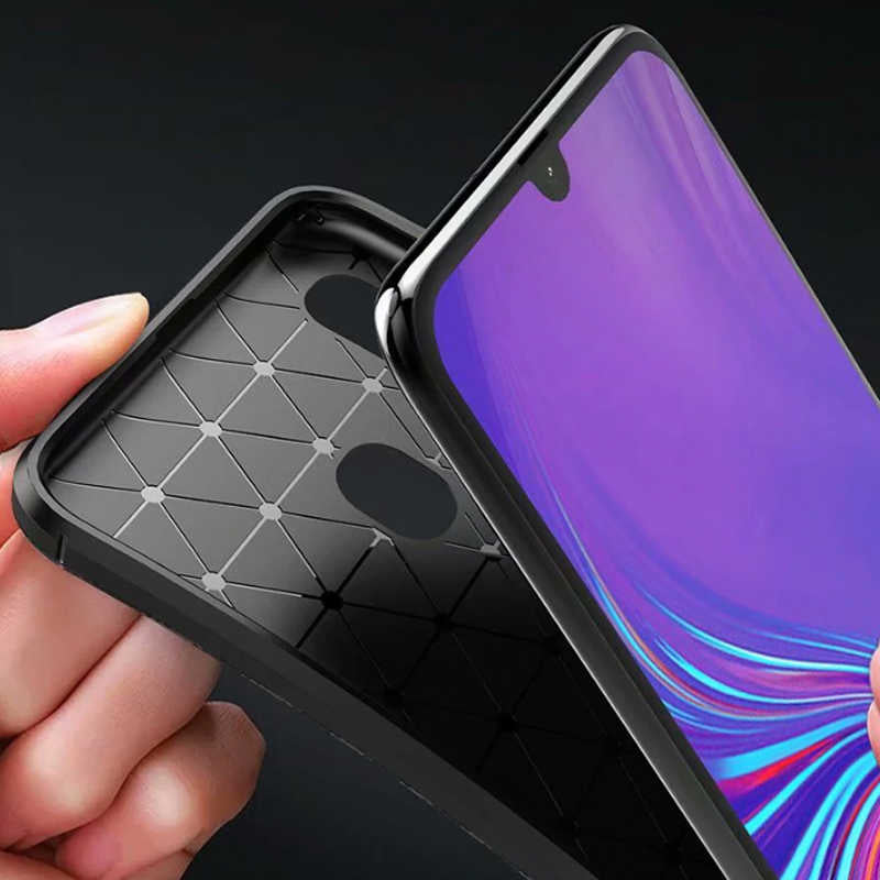 Galaxy A20 Kılıf Zore Negro Silikon Kapak Kahverengi