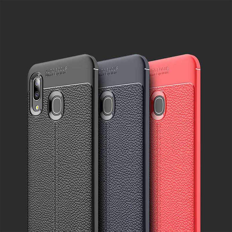 Galaxy A20 Kılıf Zore Niss Silikon Kapak Kırmızı