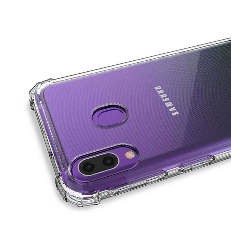Galaxy A20 Kılıf Zore Nitro Anti Shock Silikon Renksiz