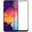 Galaxy A20E Zore Kenarları Kırılmaya Dayanıklı Cam Ekran Koruyucu Siyah