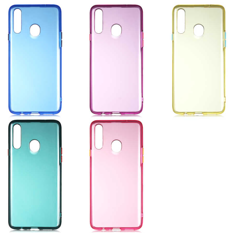 Galaxy A20S Kılıf Zore Bistro Kapak Mor