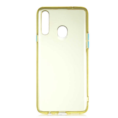 Galaxy A20S Kılıf Zore Bistro Kapak Sarı