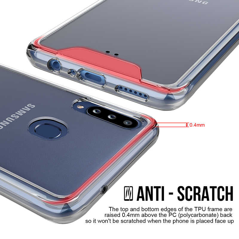 Galaxy A20S Kılıf Zore Gard Silikon Renksiz