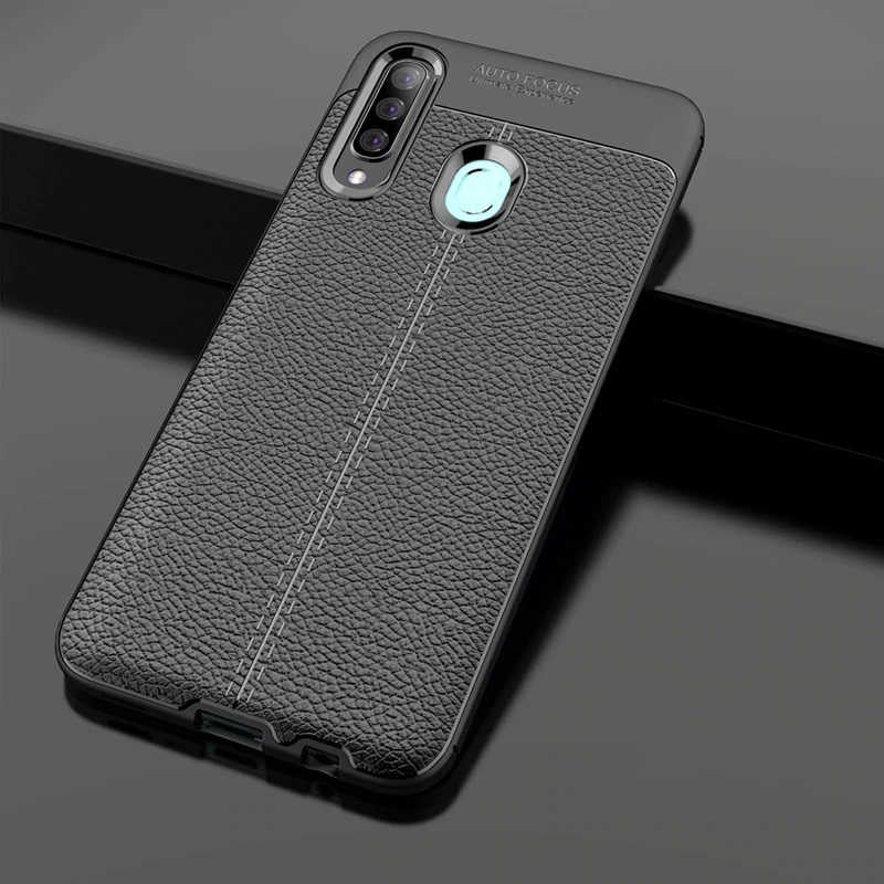 Galaxy A20S Kılıf Zore Niss Silikon Kapak Siyah