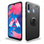 Galaxy A20S Kılıf Zore Ravel Silikon Kapak Siyah-Rose Gold