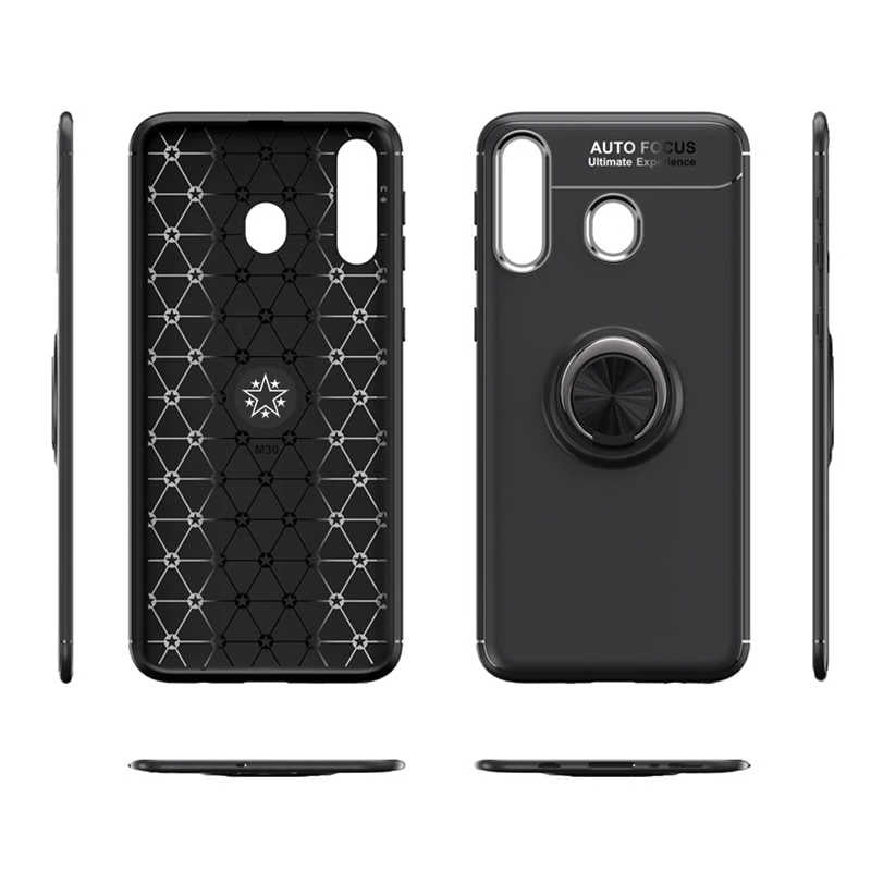 Galaxy A20S Kılıf Zore Ravel Silikon Kapak Mavi