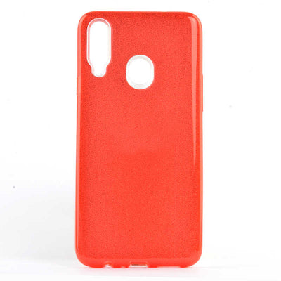 Galaxy A20S Kılıf Zore Shining Silikon Pembe