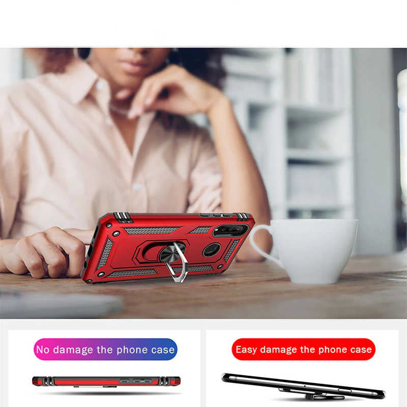 Galaxy A20S Kılıf Zore Vega Kapak Mavi